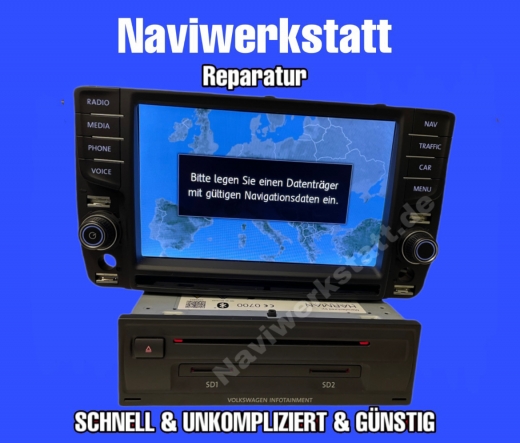 VW Discover Pro Navi MIB2 MIB2.5 Reparaturservice